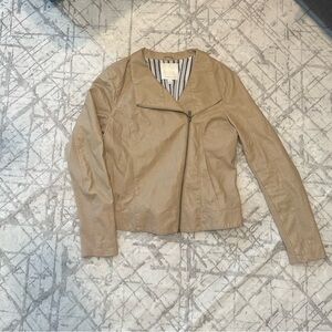 Faux Leather Anthro Jacket